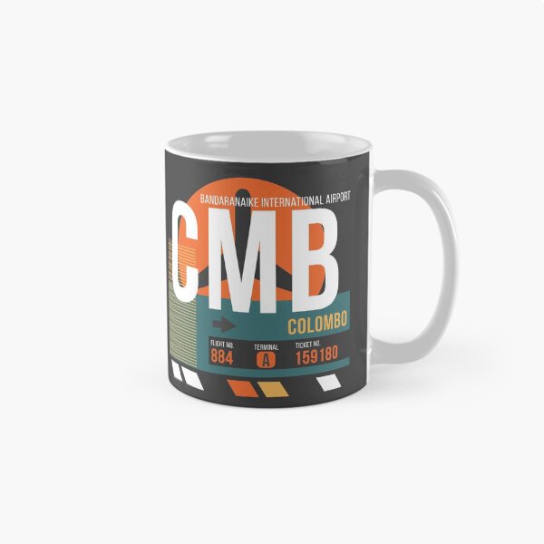 Item preview, Colombo, Sri Lanka (CMB) Airport Code Baggage Tag designed and sold by SLAG-Creative.