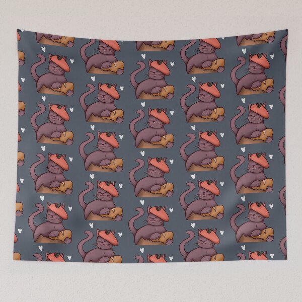 Item preview, French Cat designed and sold by Backstreet Lobotomy.