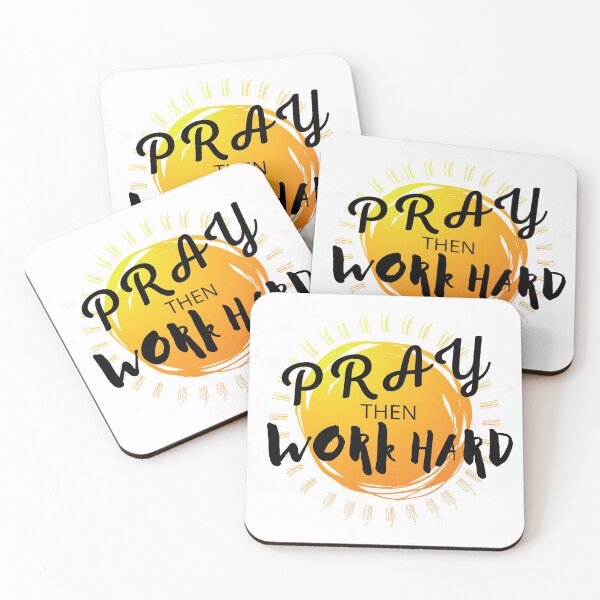 Item preview, Pray Then Work Hard designed and sold by katrinaissilly.