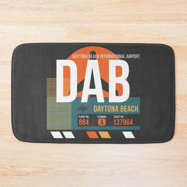 Item preview, Daytona Beach, Florida (DAB) Airport Code Baggage Tag designed and sold by SLAG-Creative.
