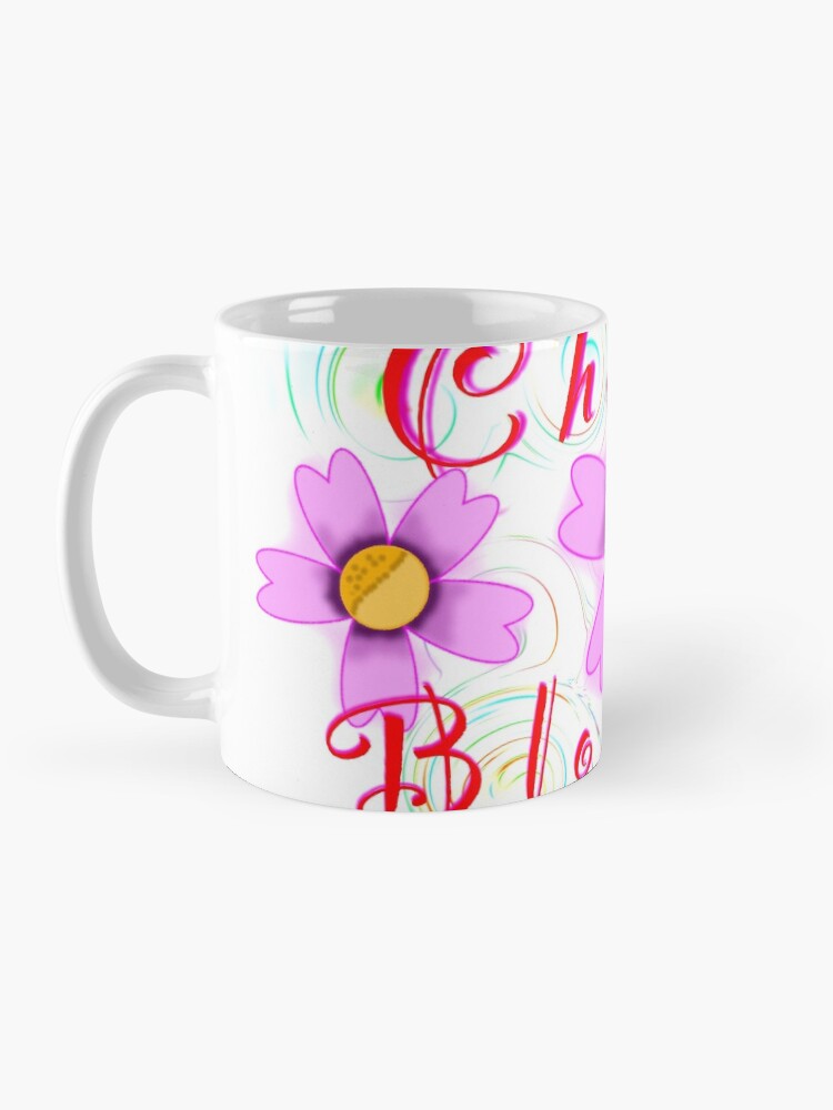 Alternate view of Cherry Blossom Swirl Art Mug