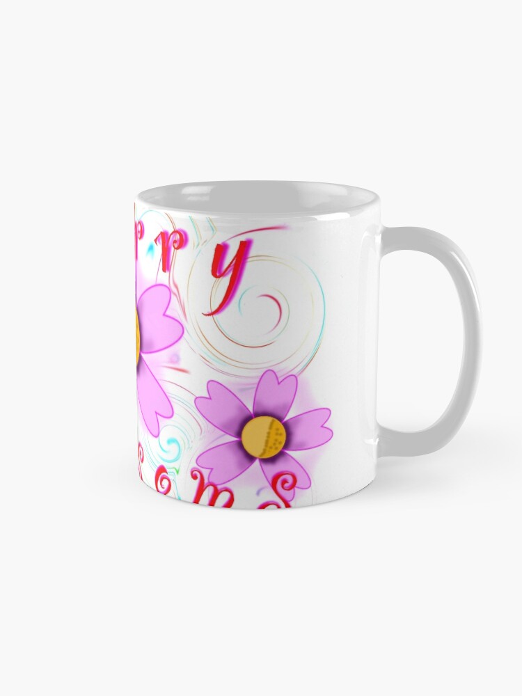 Alternate view of Cherry Blossom Swirl Art Mug