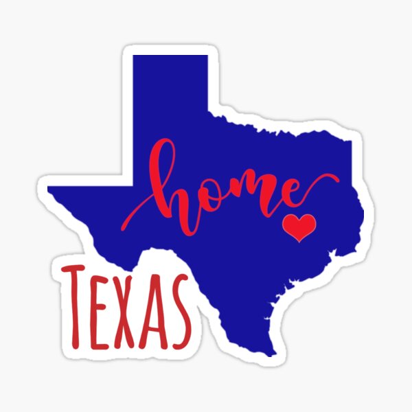 Texas home Sticker