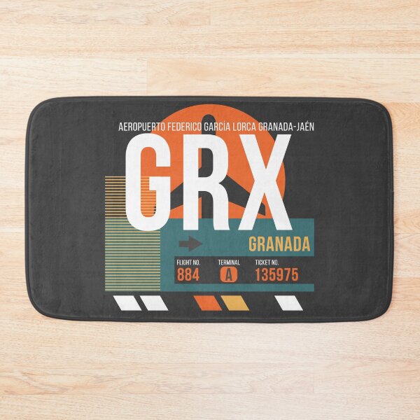 Item preview, Granada, Spain (GRX) Airport Code Baggage Tag designed and sold by SLAG-Creative.