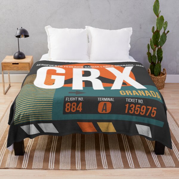 Item preview, Granada, Spain (GRX) Airport Code Baggage Tag designed and sold by SLAG-Creative.
