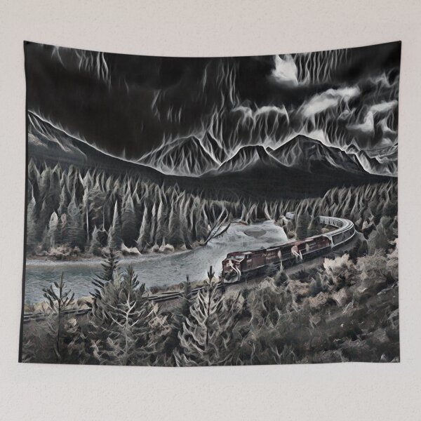 Item preview, GALATHI Runaway Train Black - Train designed and sold by Galathi Designs.