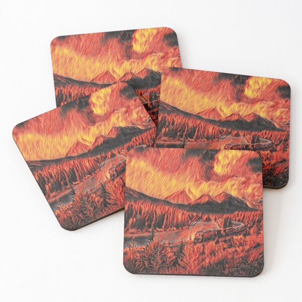 Item preview, GALATHI Runaway Train Flames - Train designed and sold by Galathi Designs.
