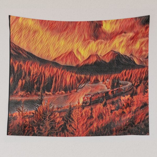 Item preview, GALATHI Runaway Train Flames - Train designed and sold by Galathi Designs.