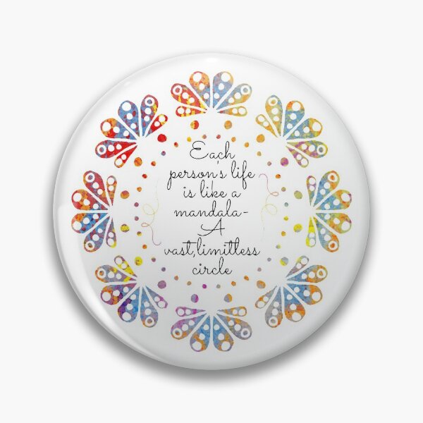 Item preview, Every Person's Life is like mandala-  A vast, limitless Circle designed and sold by artesiaKT.