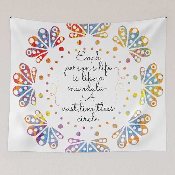 Item preview, Every Person's Life is like mandala-  A vast, limitless Circle designed and sold by artesiaKT.