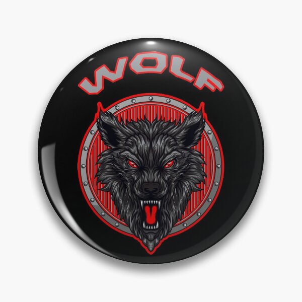 Item preview, Angry black wolf snarling designed and sold by Astralia.