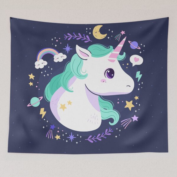Item preview, Cute Unicorn designed and sold by EVERTEESLOVER.