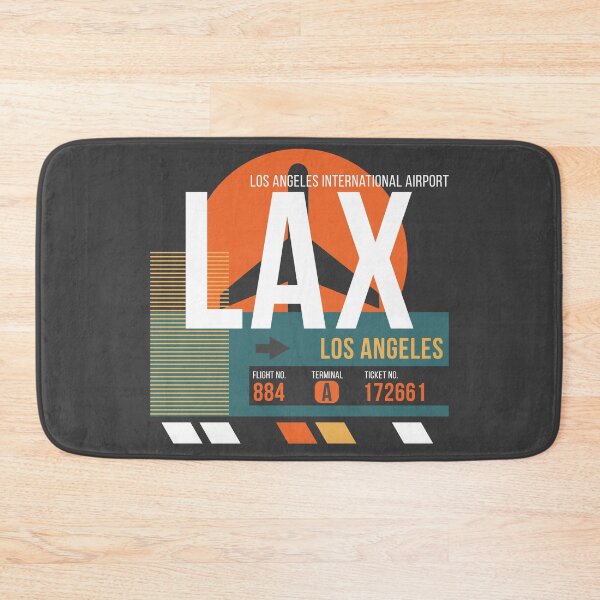 Item preview, Los Angeles, California (LAX) Airport Code Baggage Tag designed and sold by SLAG-Creative.