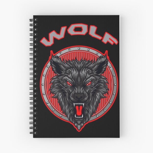 Item preview, Angry black wolf snarling designed and sold by Astralia.