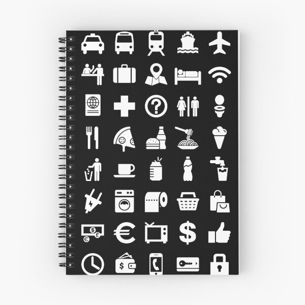Item preview, Travel TOURIST icons guide 2 designed and sold by LuksTEESred.