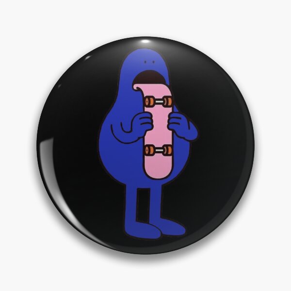 Item preview, skate tongue dude indigo designed and sold by Maddie OMalley.