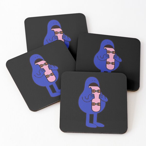 Item preview, skate tongue dude indigo designed and sold by Maddie OMalley.