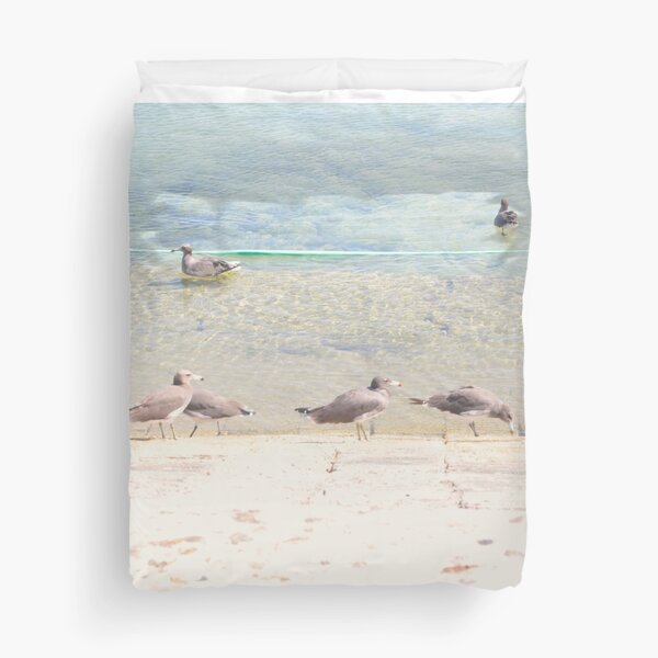 Care Free Grey Gull Duvet Cover