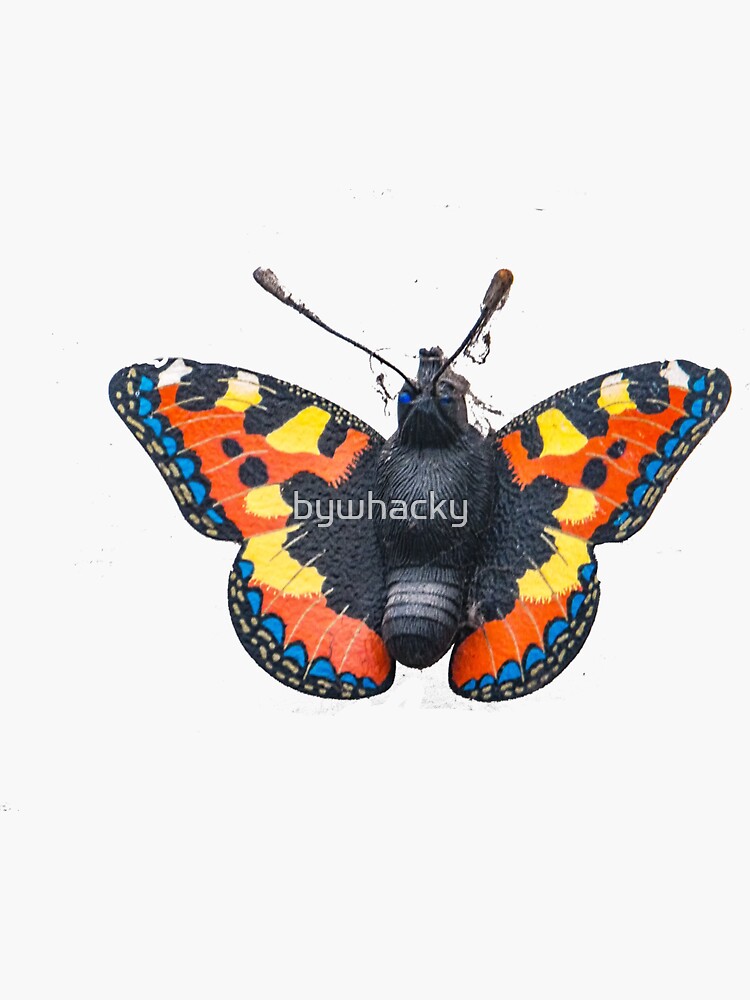 Thumbnail 3 of 3, Sticker, Butterfly 1 designed and sold by bywhacky.