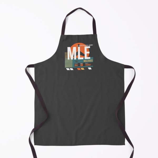 Item preview, Maldives (MLE) Airport Code Baggage Tag designed and sold by SLAG-Creative.
