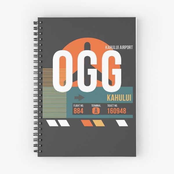 Item preview, Kahului Maui, Hawaii (OGG) Airport Code Baggage Tag designed and sold by SLAG-Creative.
