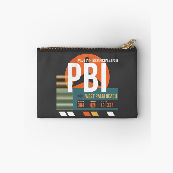 Item preview, West Palm Beach, Florida (PBI) Airport Code Baggage Tag designed and sold by SLAG-Creative.