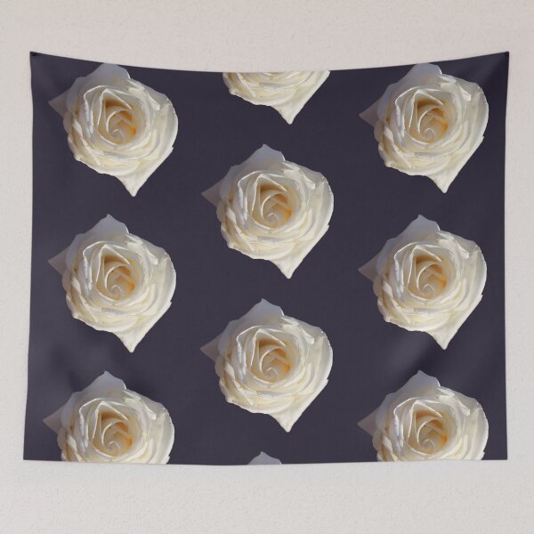 Item preview, White rose flower designed and sold by CatCarrot.