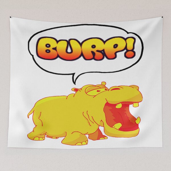 Item preview, The Hippopotamus Huge Burp designed and sold by yokie1111.