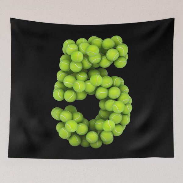 Item preview, Player Number 5 - Tennis Sports Five Game Set Match designed and sold by elhefe.