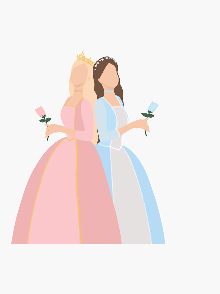 "Barbie Princess and The Pauper" Sticker for Sale by aoifecradrock | Redbubble