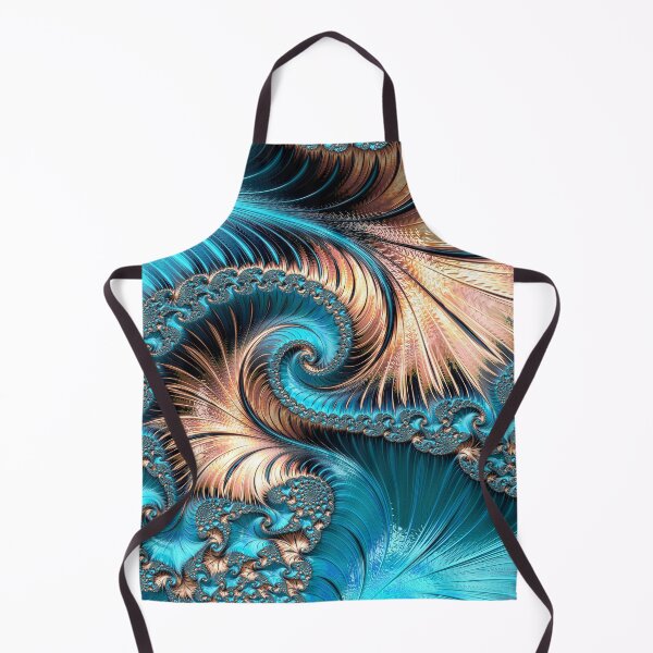 Item preview, Elegant Copper and Teal Fractal Eighteen designed and sold by Elisabeth Lucas.