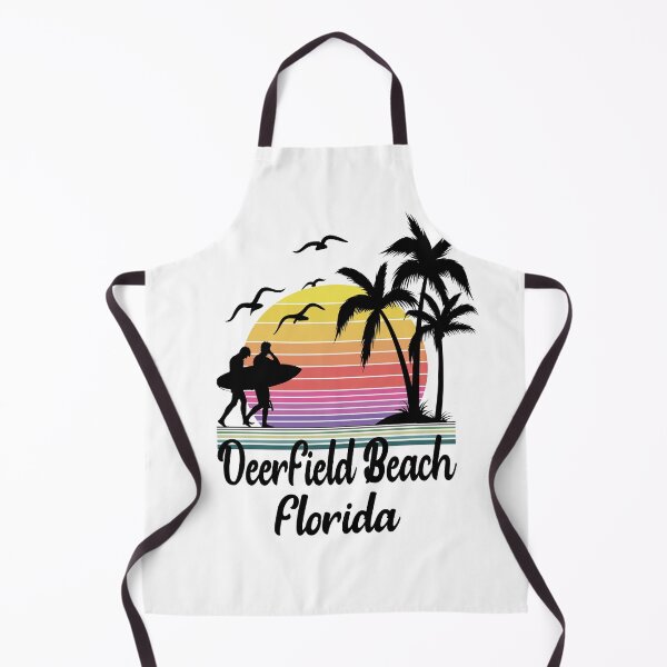 Item preview, Deerfield Beach Florida Retro Sunset designed and sold by Home-Spirit.