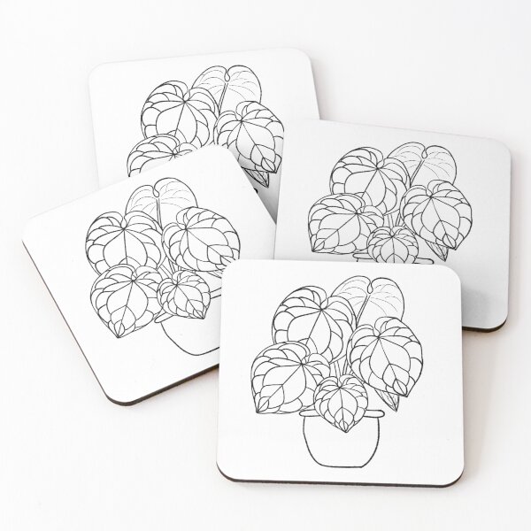 Item preview, Anthurium Clarinervium designed and sold by gemmaelaineart.