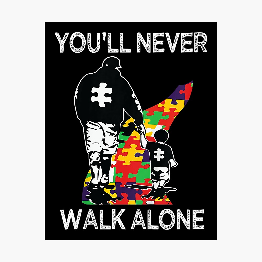 Washington Commanders You'll Never Walk Alone Mom And Son Autism T