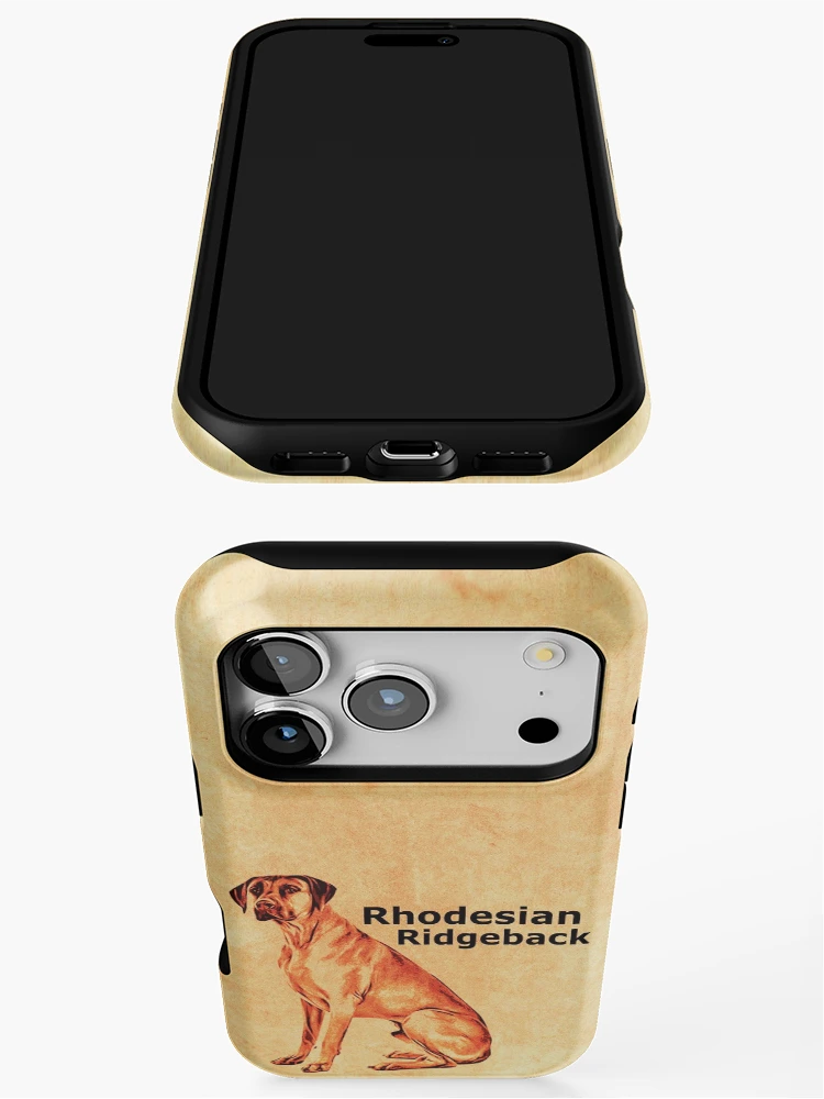 Thumbnail 3 of 4, iPhone Case, Vintage Rhodesian Ridgeback designed and sold by Markotropoya22.