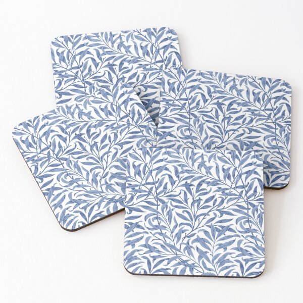 William Morris Willow Bough Blue & White Pattern Coasters (Set of 4)