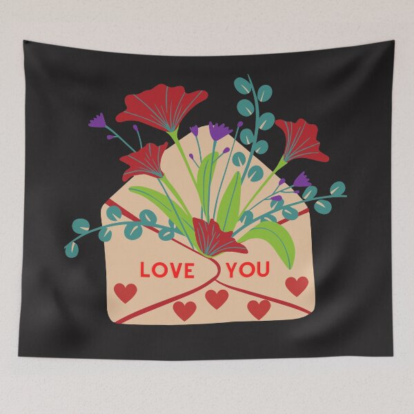 Item preview, Floral Envelope Of Love designed and sold by BhavyaBathla.