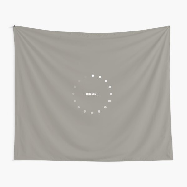Thinking-Loading Icon (Stone Edition) Tapestry