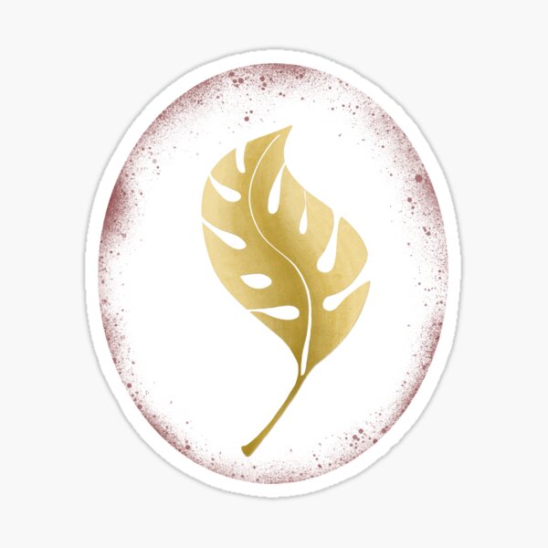 Item preview, Monstera leaf gold designed and sold by pakhon.