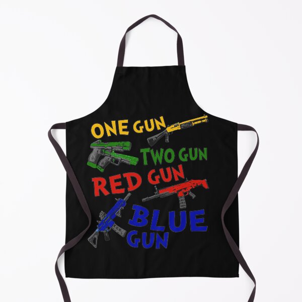 Item preview, One Gun Two Gun Red Gun Blue Gun Funny designed and sold by Raym08515.