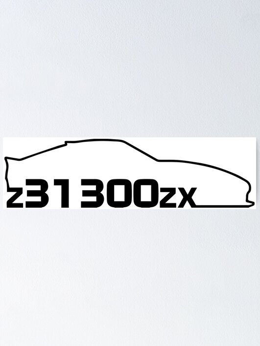 名刺 New 1987-1989 Z31 FairLady Z 300ZX JDM Rear Badge Decal VG30ET ZX