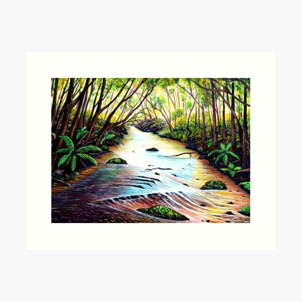 Item preview, Blue Mountains Creek designed and sold by Linda Callaghan.