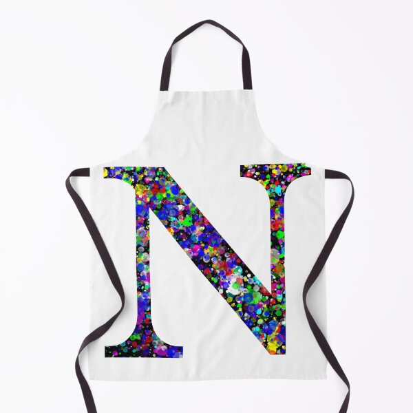 Item preview, Letter N and Letter Nu Paint Splatter designed and sold by Handstand365.