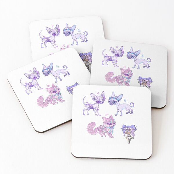 Item preview, purple cats.  designed and sold by Duaxstudios11.