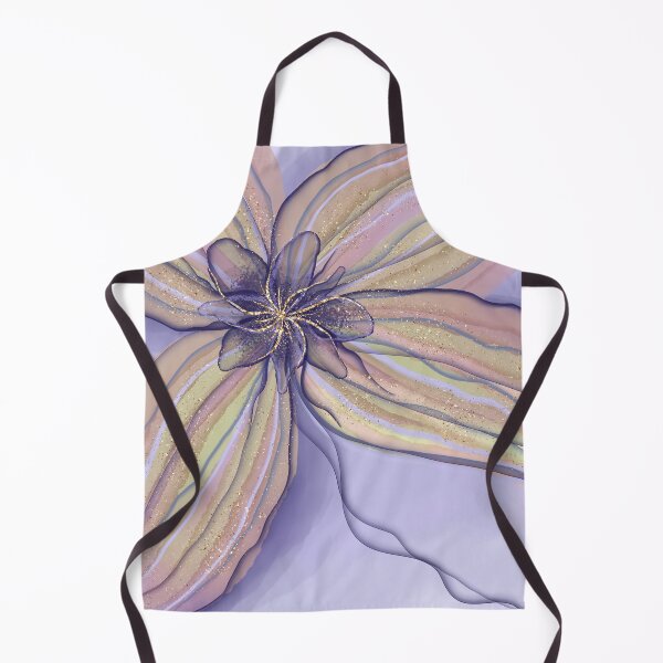 Item preview, Abstract colourful flower fluid art designed and sold by Mashusha-art.