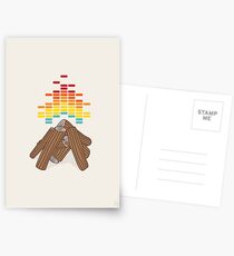Crackling Fire Postcards