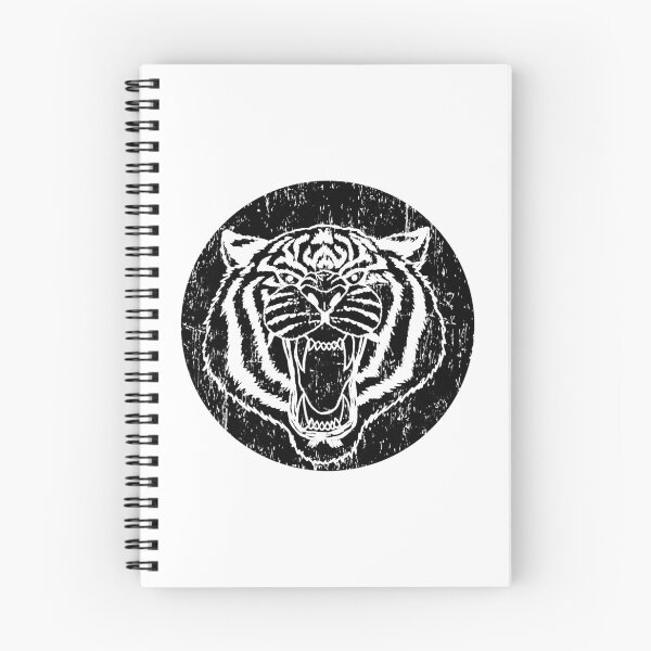 Item preview, Cabeza de tigre rugiente angustiada negra designed and sold by Ebayson74.