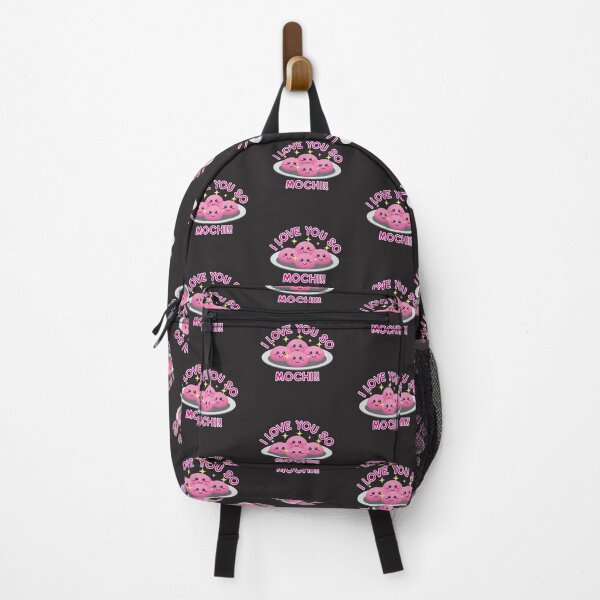 Item preview, Cute Kawaii Pink Mochi With Text I Love You So Mochi!! Design designed and sold by NightGleam.