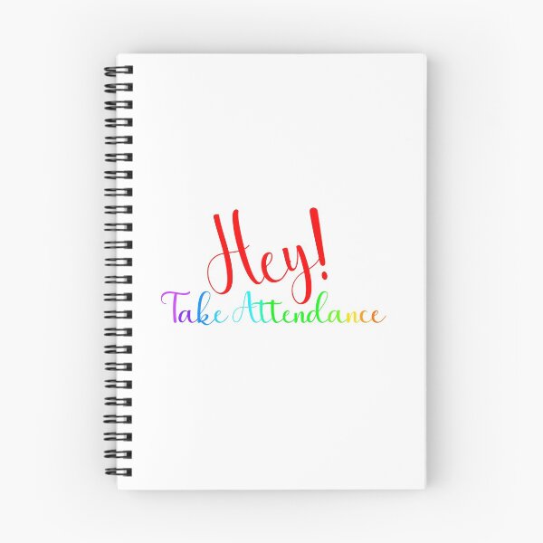 Item preview, Hey take attendance - colourful designed and sold by VrajStudio.