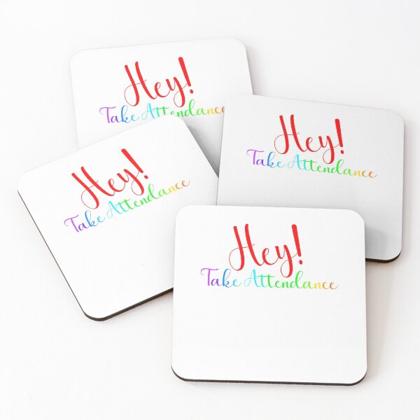 Item preview, Hey take attendance - colourful designed and sold by VrajStudio.